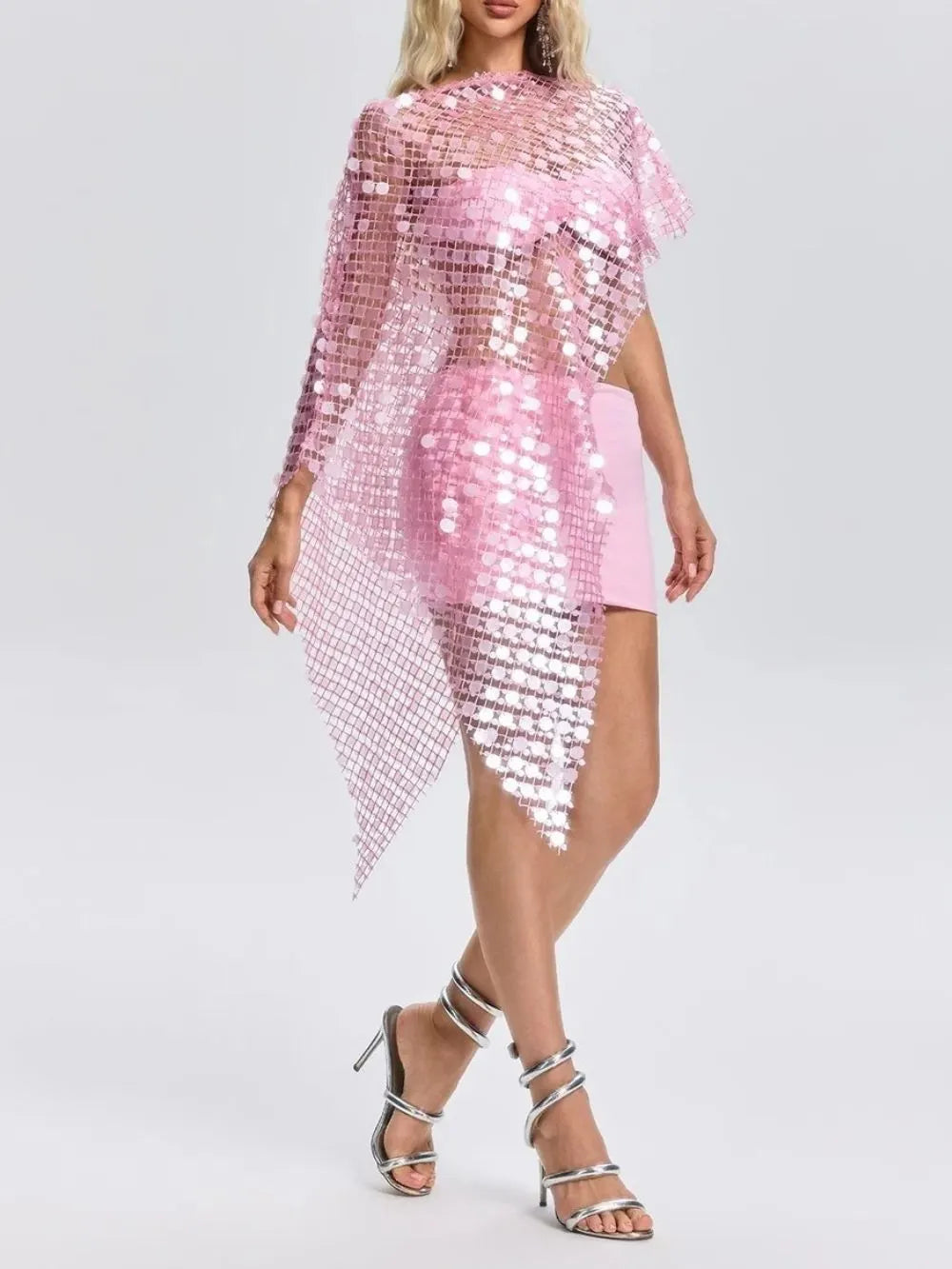 Quelis Sequin Skirt Set Flowering Girl