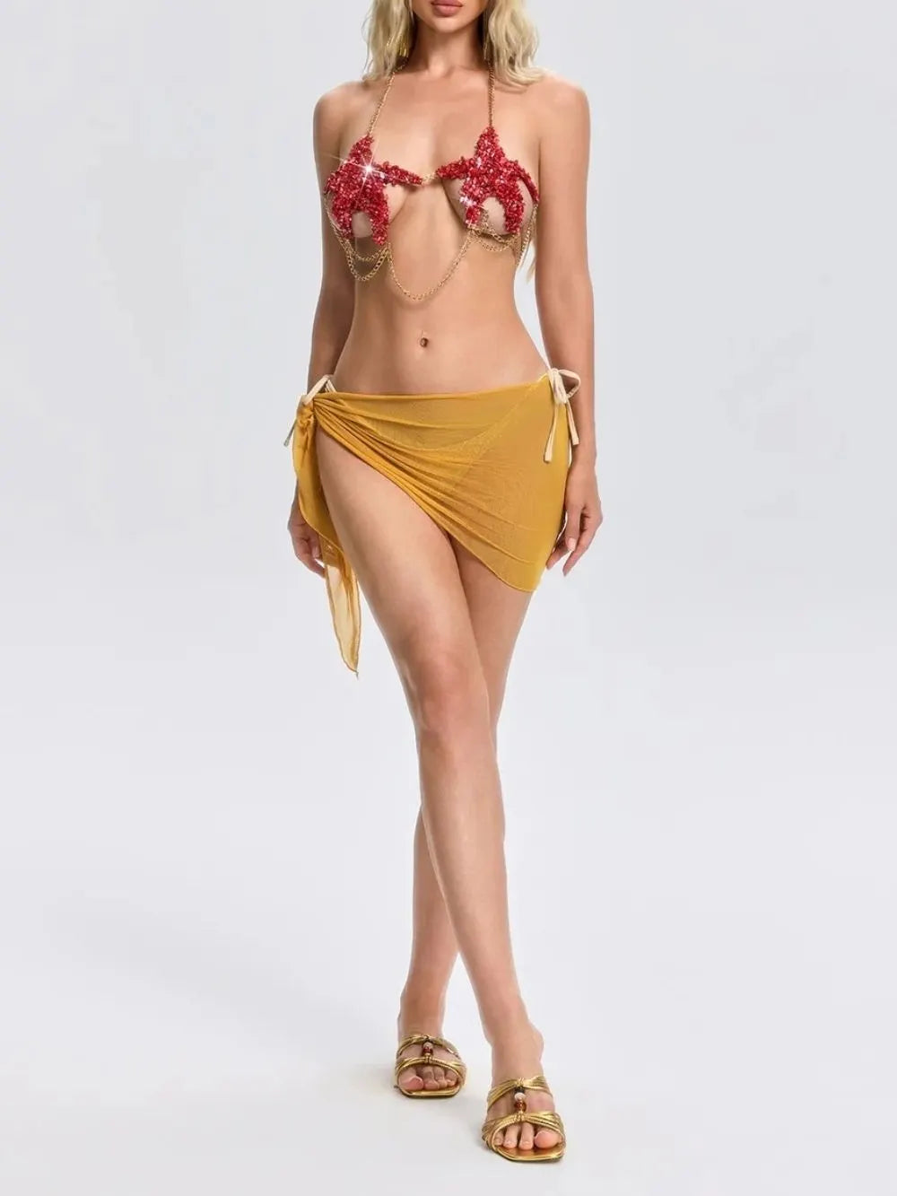 Grimrica Starfish Chain Top Flowering Girl