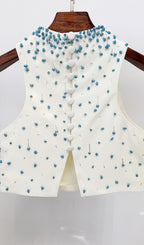 Danail Embellished Top & Midi Skirt Flowering Girl