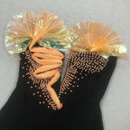 Florida Strapless Beaded Bandage Maxi Dress Flowering Girl