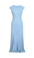 Farrah Knitted Lace Midi Dress Flowering Girl