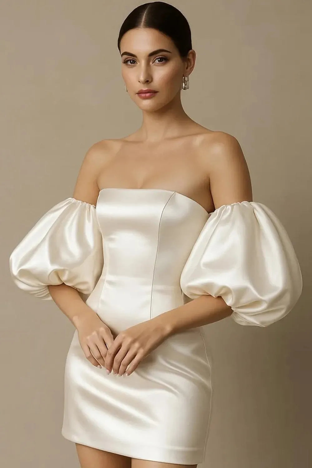 Detachable Giant Puff Bubble Sleeves Flowering Girl