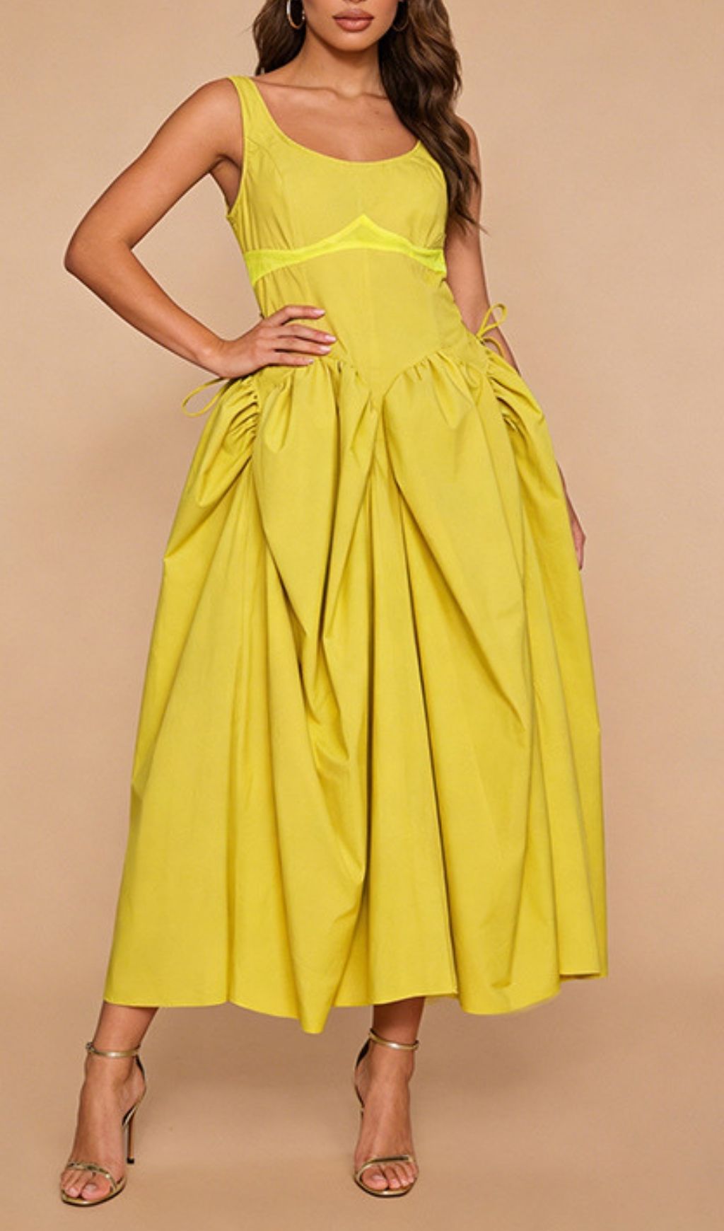 Kathryne Sleeveless Midi Dress Flowering Girl
