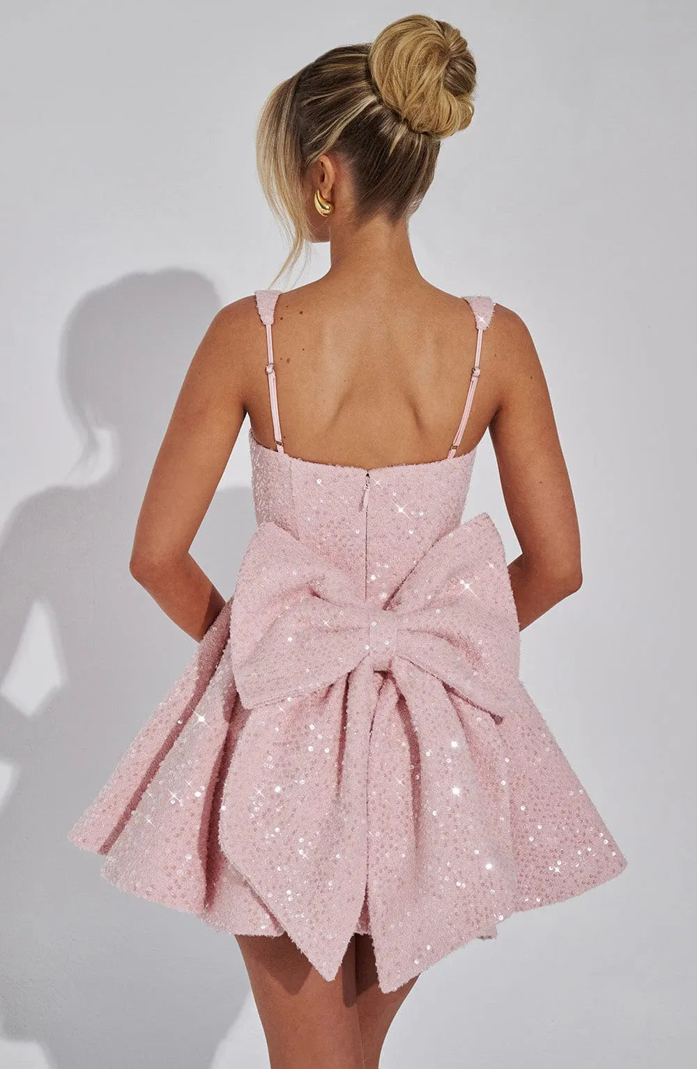 Dorothy Mini Dress - Blush Flowering Girl