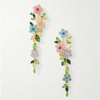 Kaiya Diamante Flower Earrings Flowering Girl