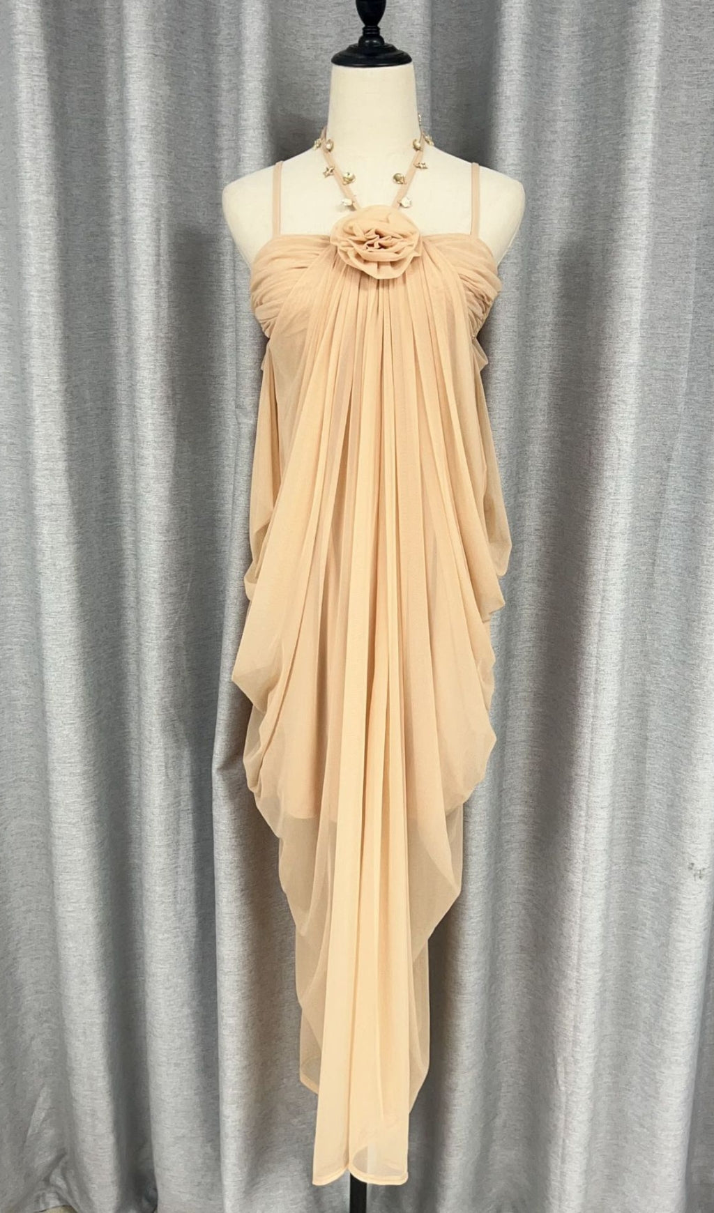 Daveed Flower Mesh Maxi Dress Flowering Girl