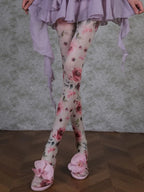 Marrica Floral Tights Flowering Girl