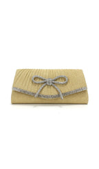 Leeah Bow Diamante Handbag Flowering Girl