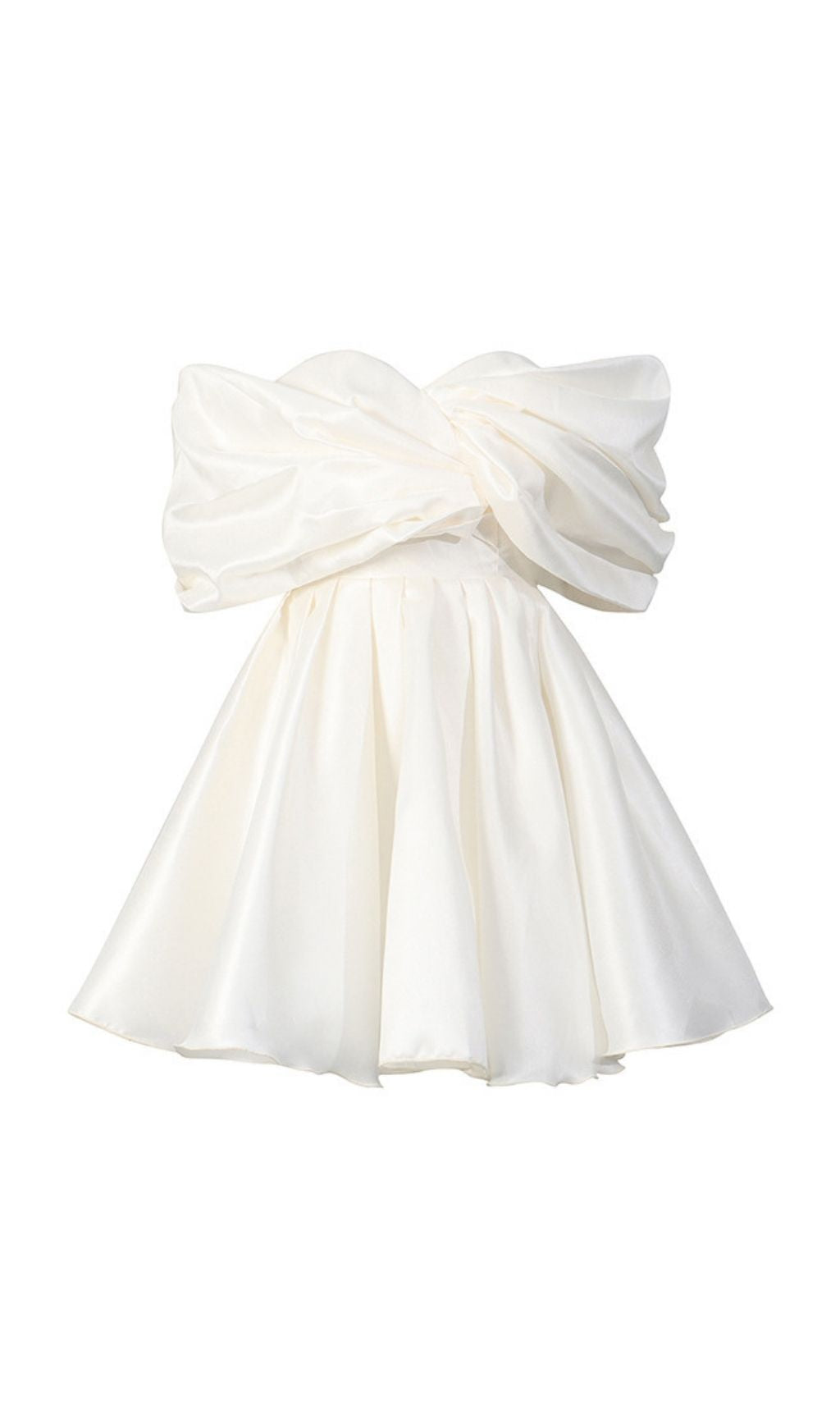 Katsu Off-Shoulder Mini Dress Flowering Girl