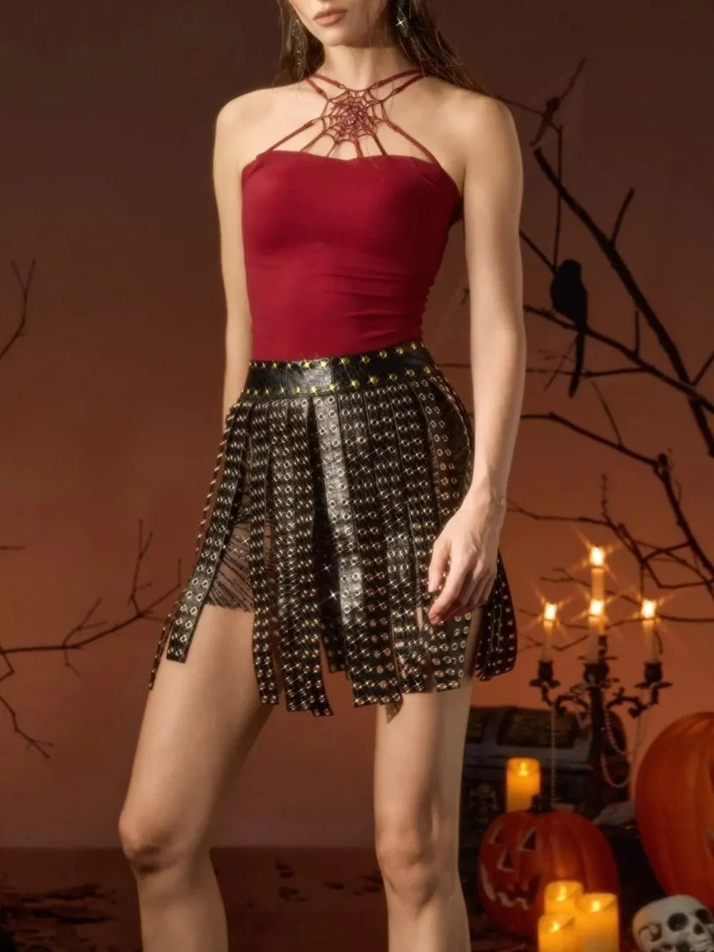 Embrisa Eyelet Fringe Skirt Flowering Girl