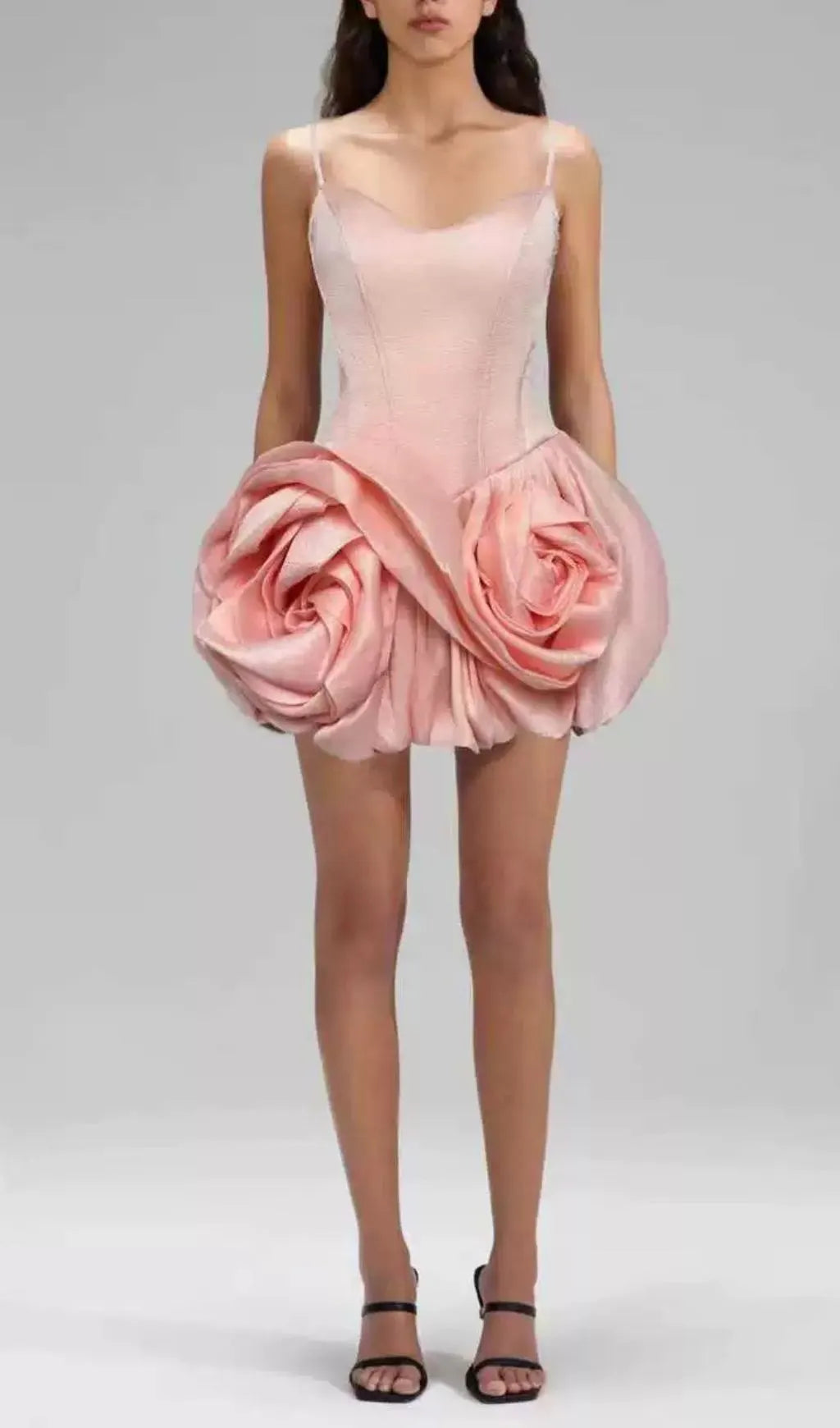 Isolina Strappy Flower Mini Dress Flowering Girl