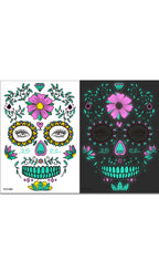 Scar Tattoo Sticker Flowering Girl