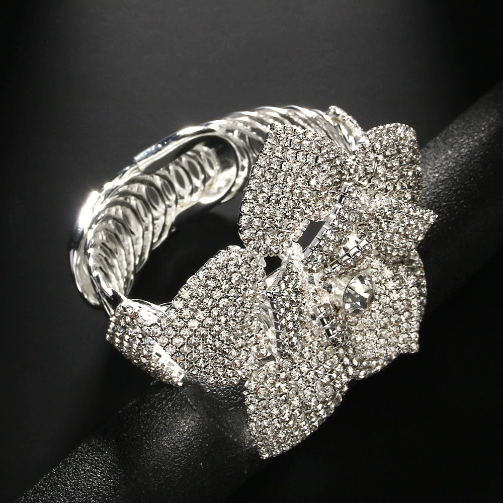 Kaira Diamante Flower Bracelet Flowering Girl