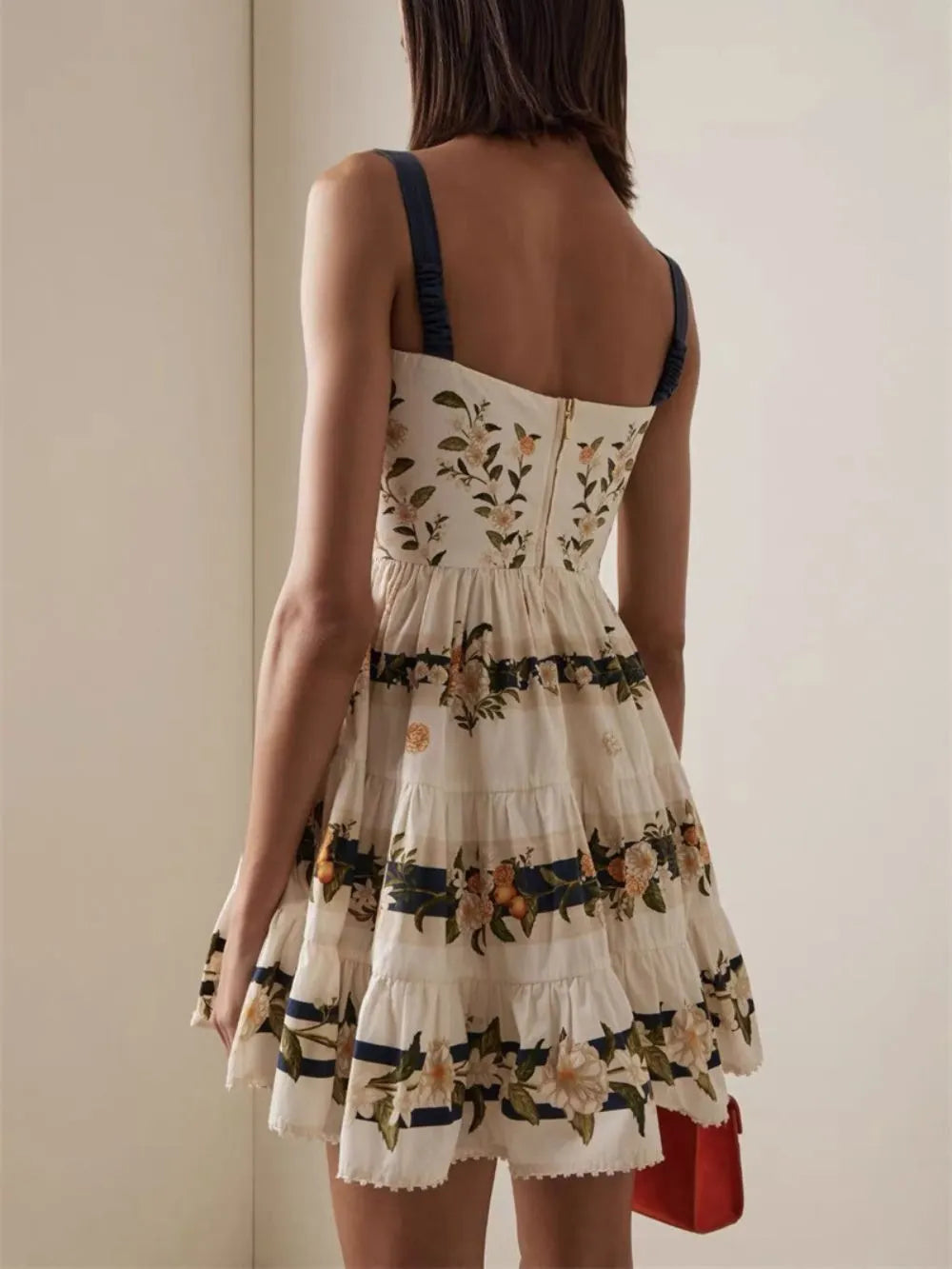 Meara Floral Mini Dress Flowering Girl