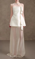 Kansas Strapless Two-Piece Set Flowering Girl