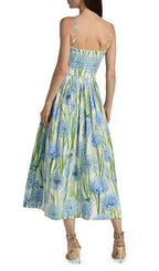 Kaari Floral Midi Dress Flowering Girl