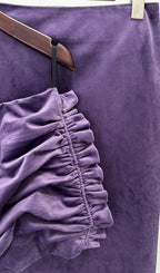 Jag Purple Ruched Top & Maxi Skirt Set Flowering Girl