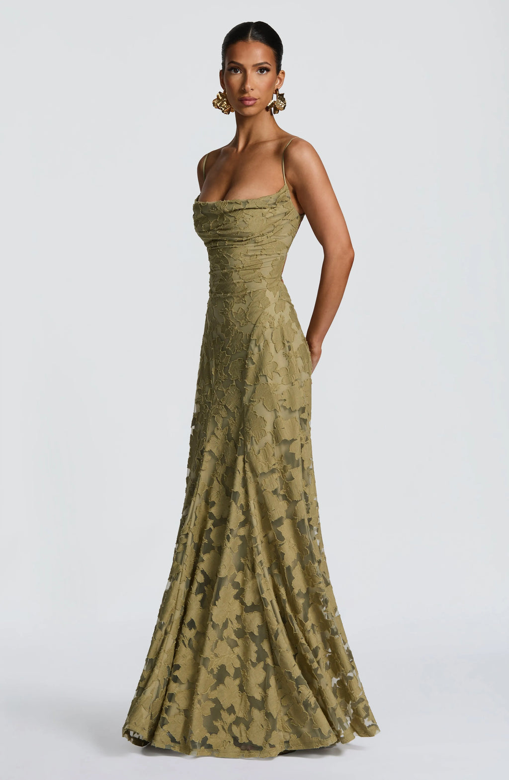 Francis Maxi Dress - Sage Flowering Girl