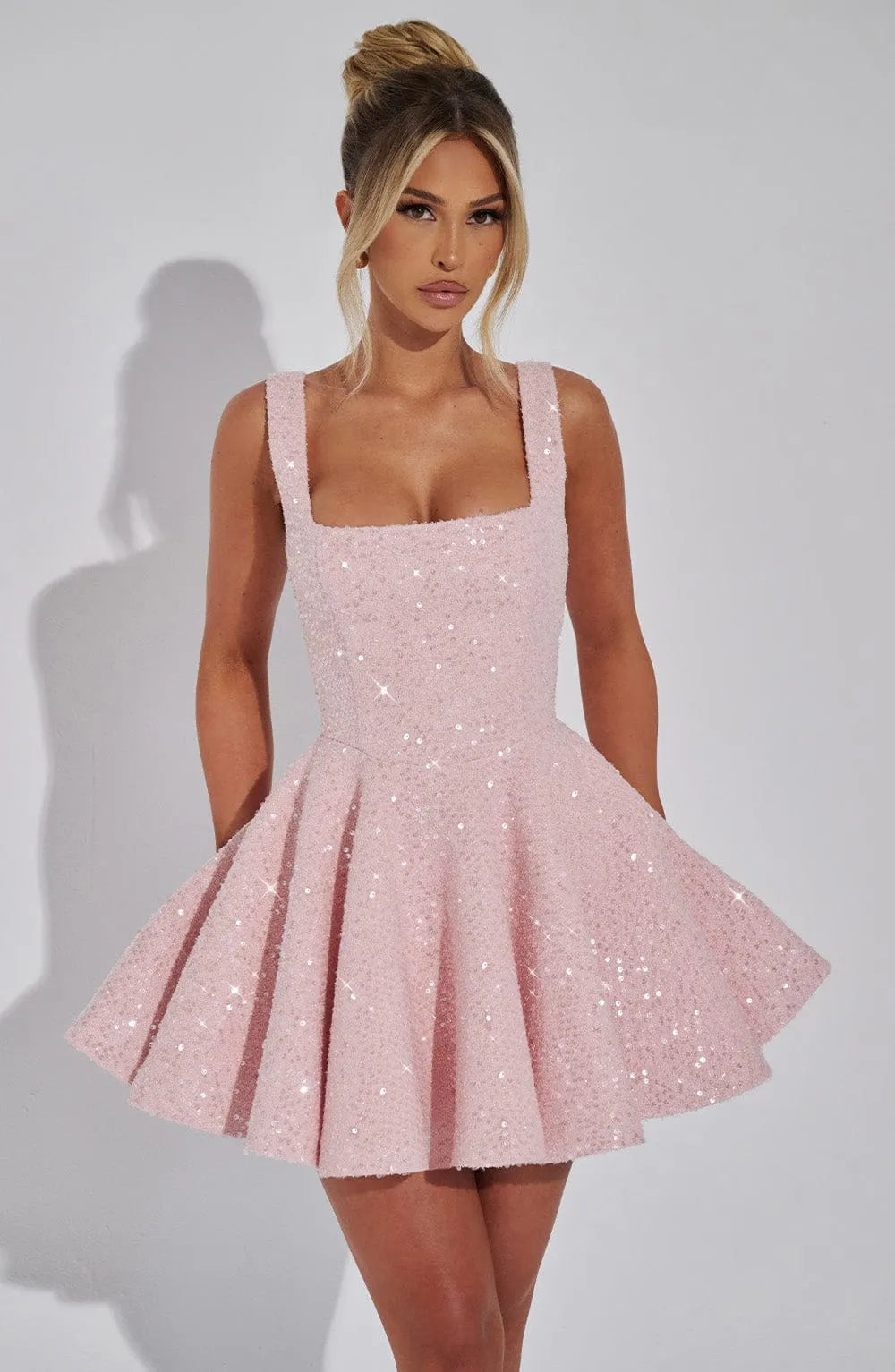 Dorothy Mini Dress - Blush Flowering Girl