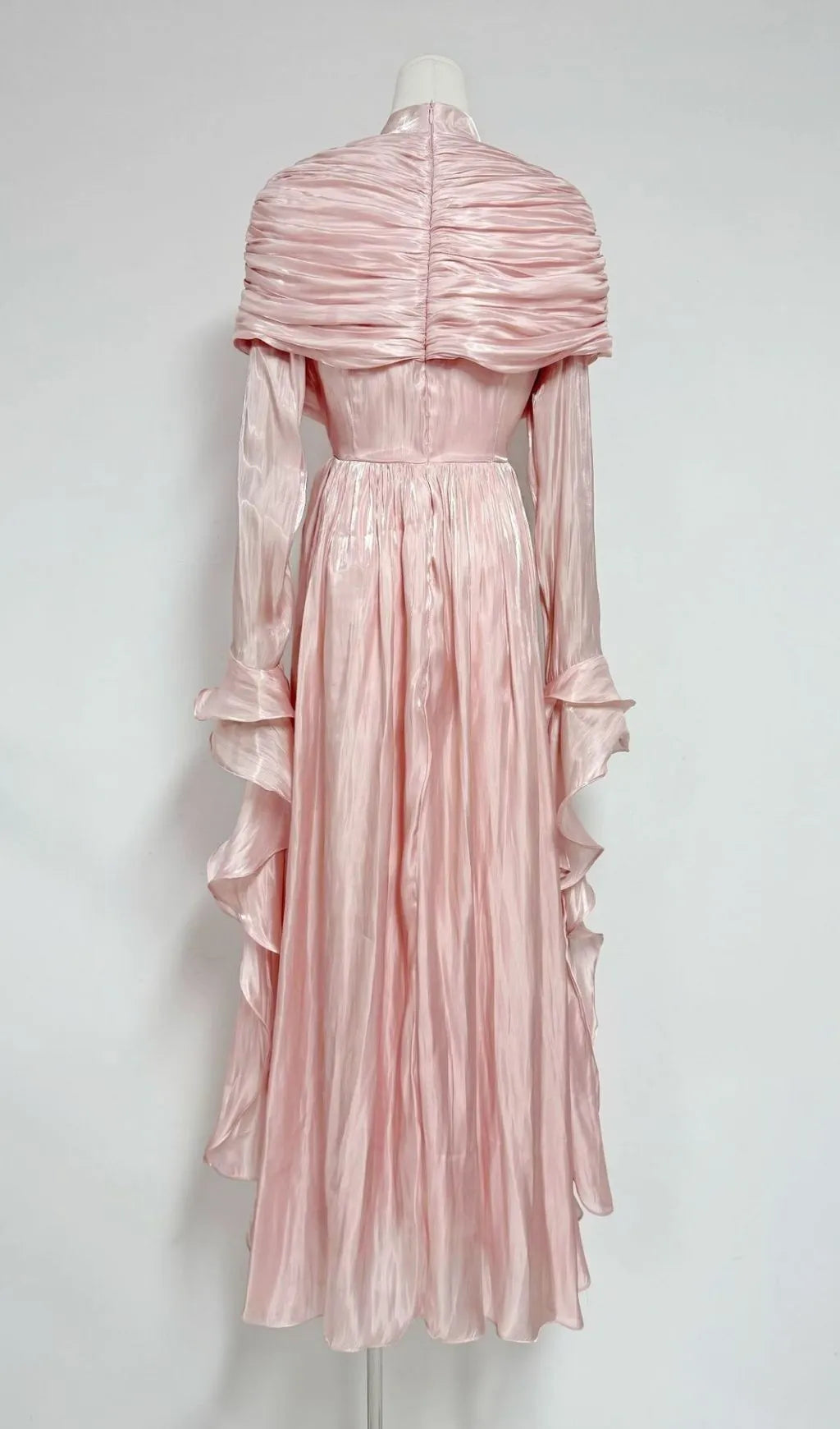 Karinna Ruffle Long Sleeve Maxi Dress Flowering Girl