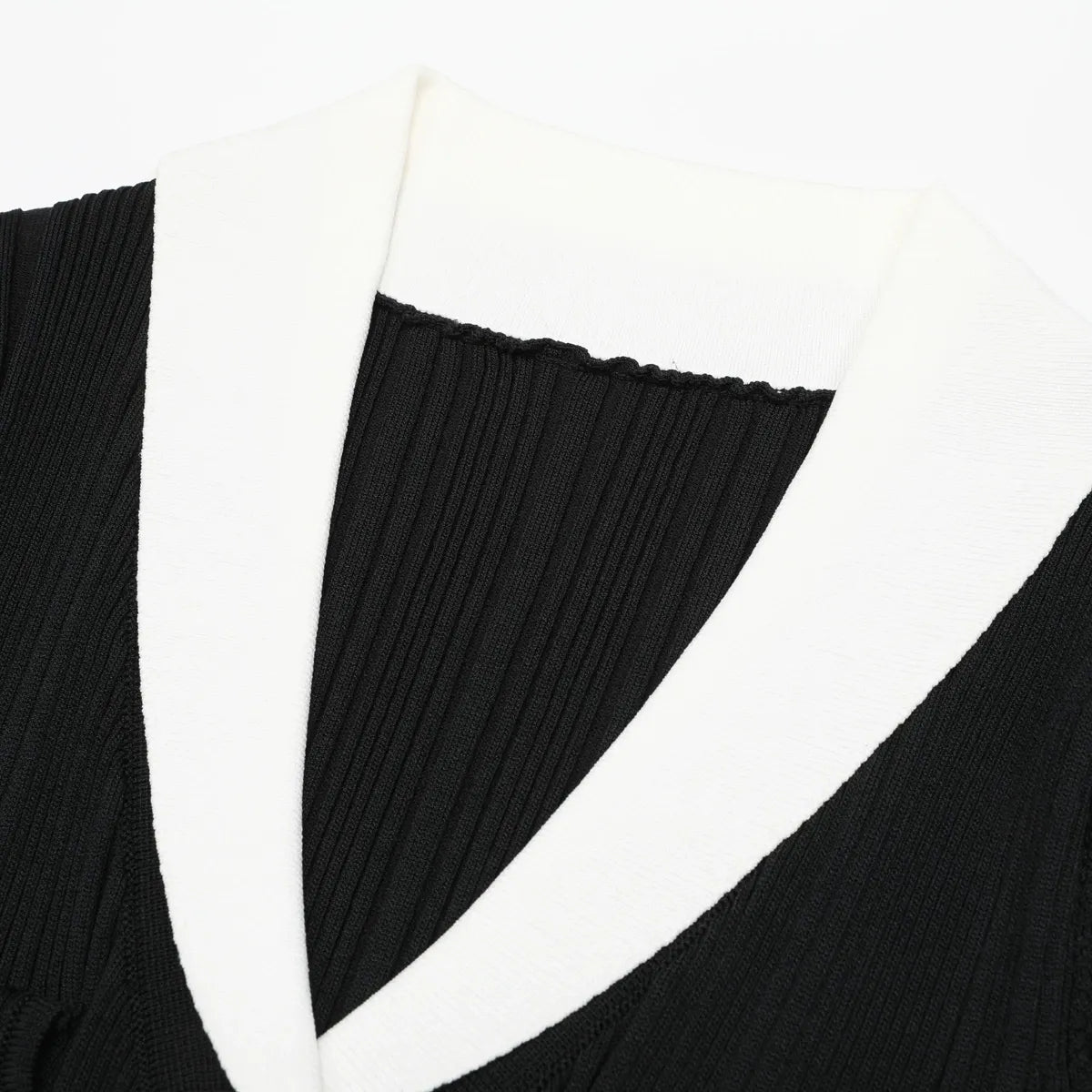 Madeline Black Short Sleeve Knit Mini Dress Flowering Girl