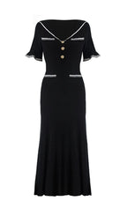 Enrica Knit Midi Dress Flowering Girl