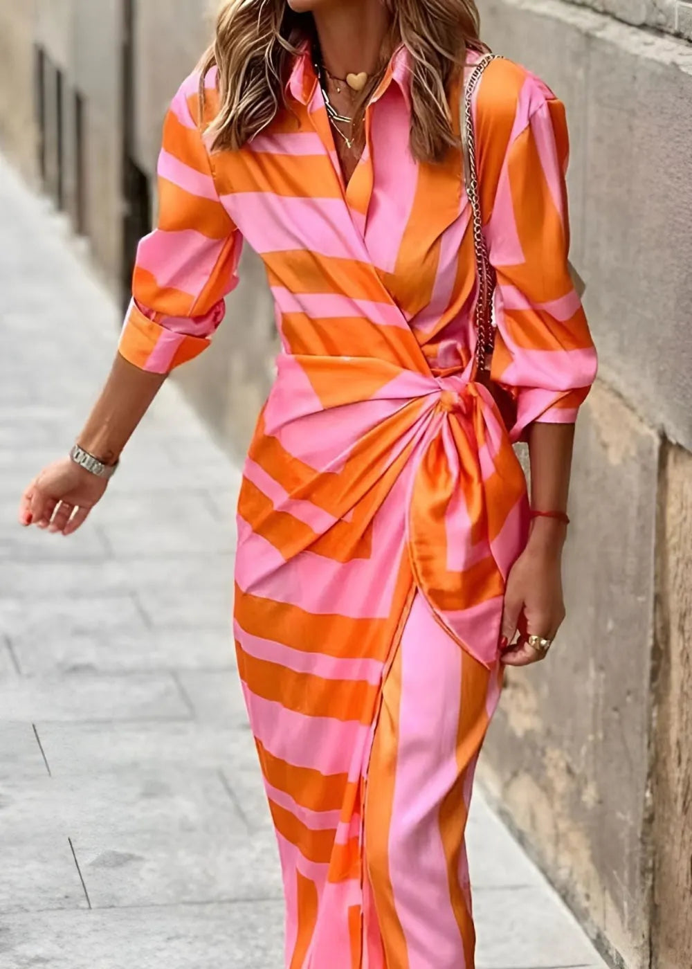 The Most Beautiful Wrap Dress Flowering Girl
