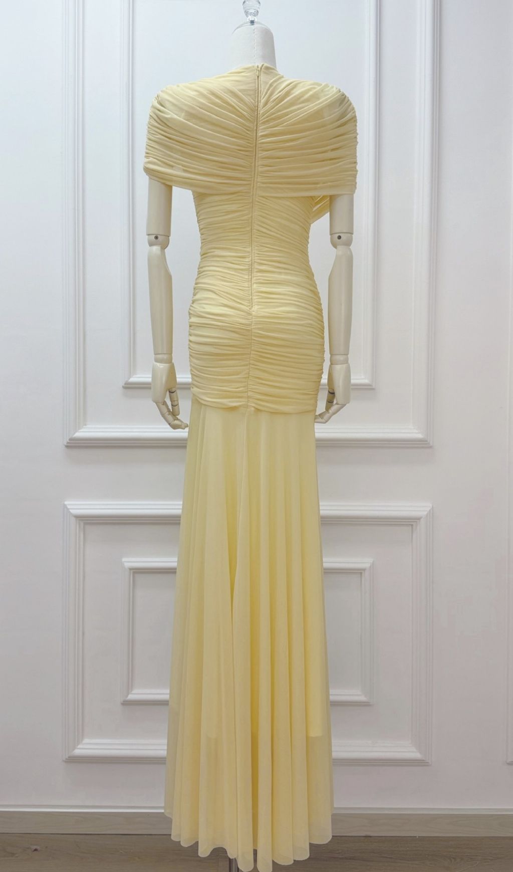 Kemi Ruched Maxi Dress Flowering Girl
