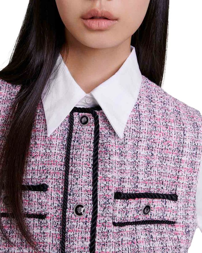 RATRI TWEED SLEEVELESS MINI DRESS Flowering Girl