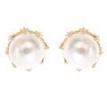 Salome Faux-Pearl Stud Earrings Flowering Girl
