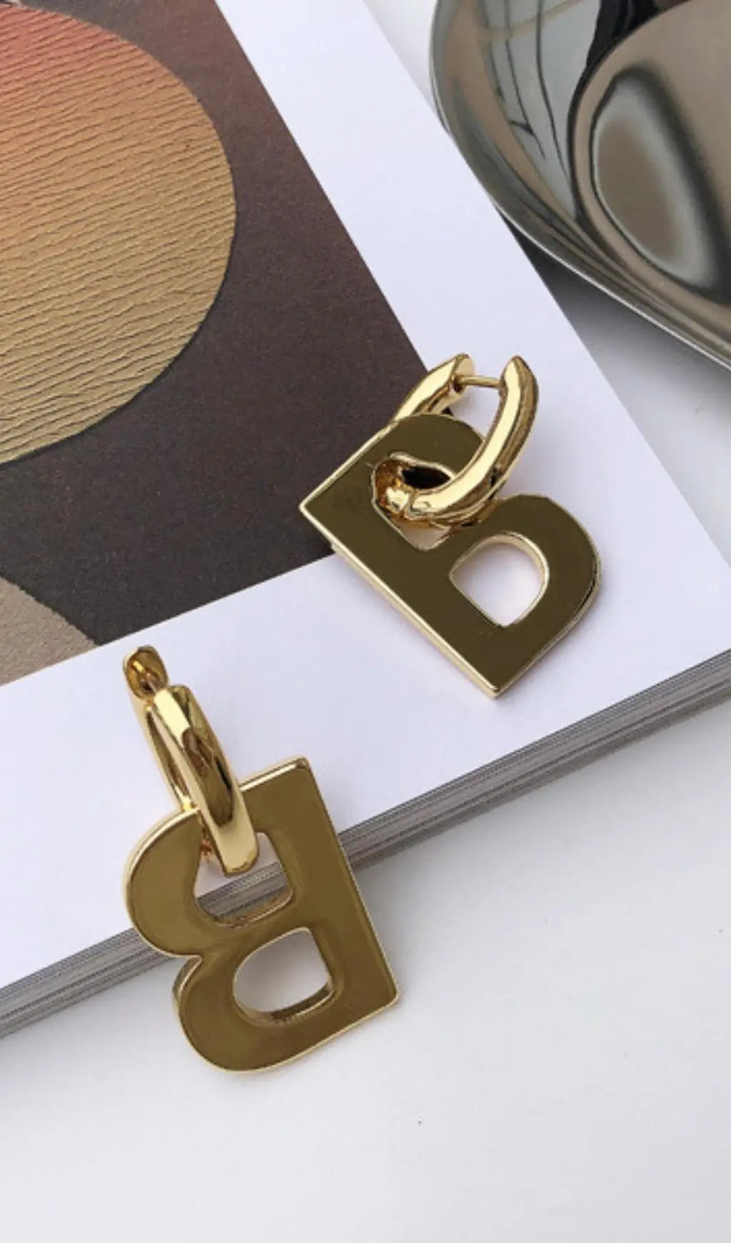 Gold B Detachable Earrings Flowering Girl