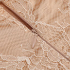 Lace Ruffle Structured Dress Flowering Girl
