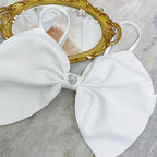 White Bow Waist Suit Dress Flowering Girl