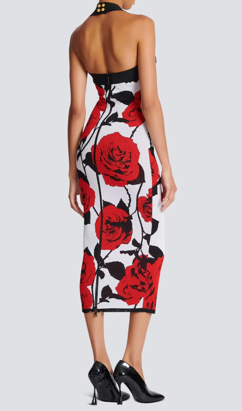Atenea Flower Midi Bandage Dress Flowering Girl