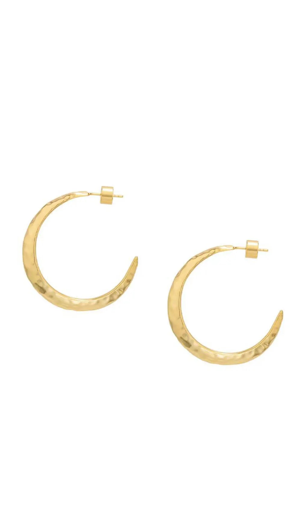 Needle Earrings In Gold Flowering Girl