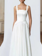 Nivaro Corset Flared Maxi Dress Flowering Girl