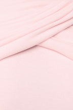Megan Ruched Knit Patchwork Maxi Dress In Pink Flowering Girl