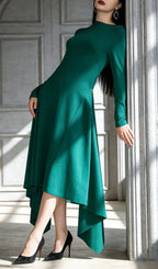Johnna Long Sleeve Midi Dress Flowering Girl