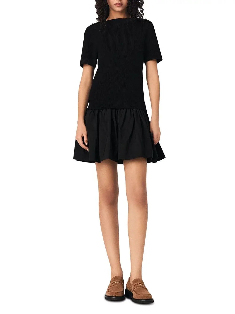Short Taffeta Dress Flowering Girl