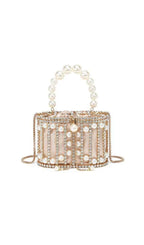 Ditza Pearl Handbag Flowering Girl