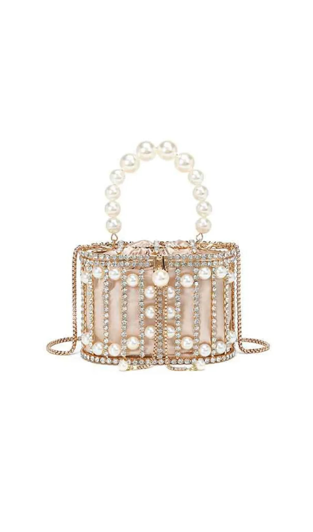 Ditza Pearl Handbag Flowering Girl