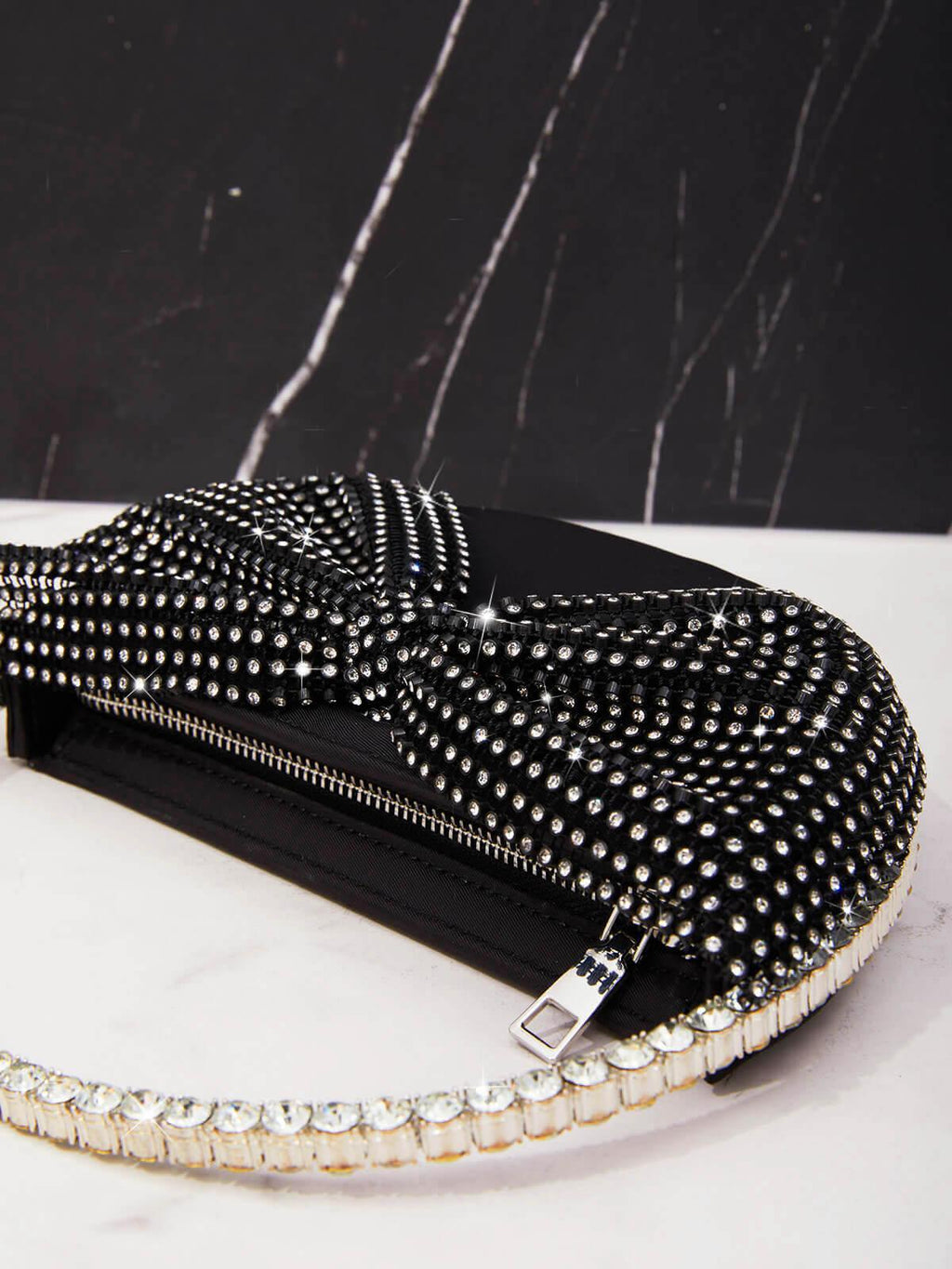 Crystal Bow Clutch Flowering Girl