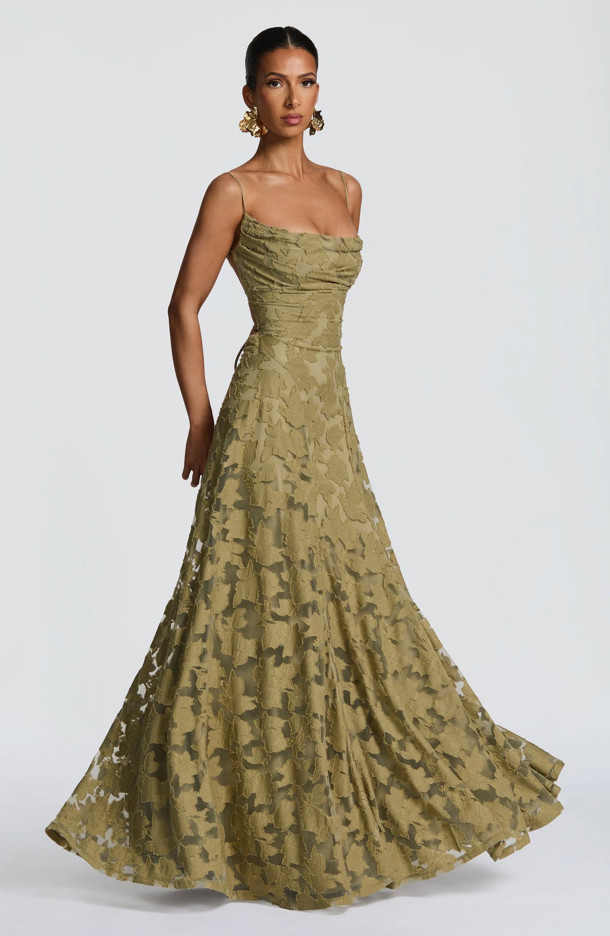 Francis Maxi Dress - Sage Flowering Girl