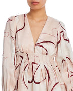 AMELIA PLEATED MINI DRESS Flowering Girl