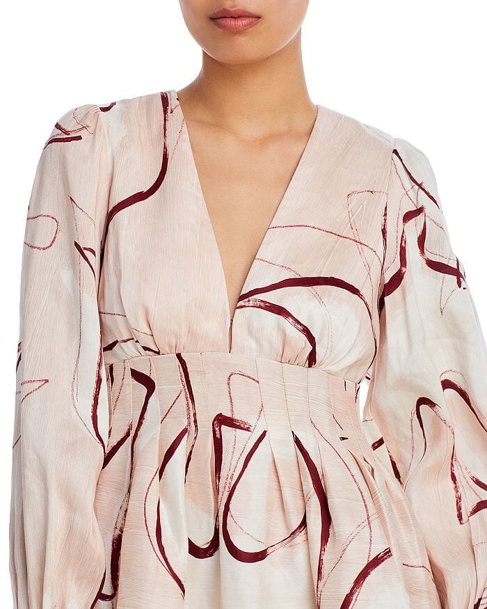 AMELIA PLEATED MINI DRESS Flowering Girl