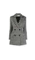 BLACK CHECK BOUCLE TAILORED MINI DRESS Flowering Girl