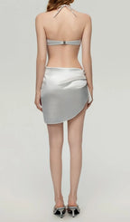 Darrah White Pearl Three-Piece Swimsuit Flowering Girl