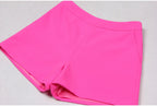 Aenor Pink Blazer Set Flowering Girl