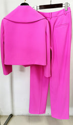 Aubrielle Pink Two-Piece Suit Flowering Girl