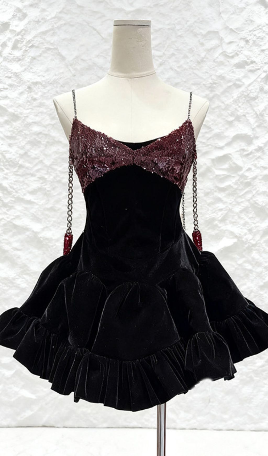 Itai Strappy Sequin Mini Dress Flowering Girl